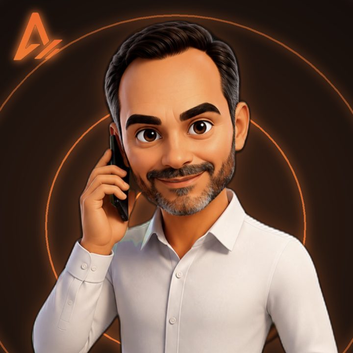Christophe Philippe Pradier, consultant Adéquat Énergies, au téléphone